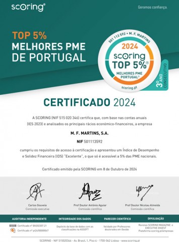 Top 5% - Melhores PME Portugal